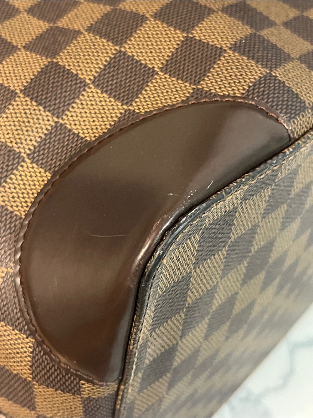 Louis Vuitton Damier Ebene Hempstead Tote Bag MM - Picture 8 of 16